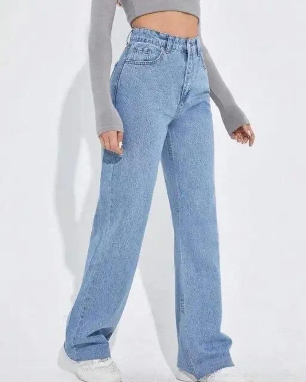 Women Wideleg Lightblue Jean